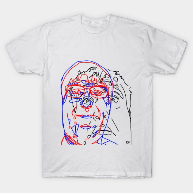 Mayer (Glue Series) T-Shirt by fishwomanart